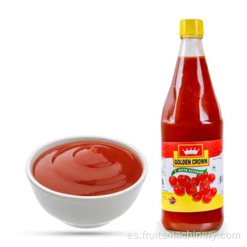 Línea de producción de salsa de tomate de tunkey